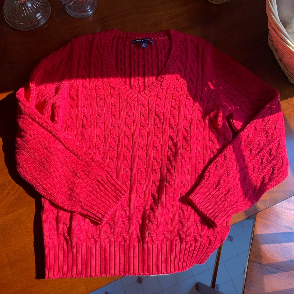 Tommy Hilfiger Red Sweater